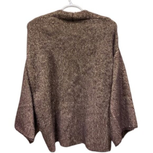 Akemi + Kin brown/gold knitted cardigan sweater size O/S - Picture 4 of 5